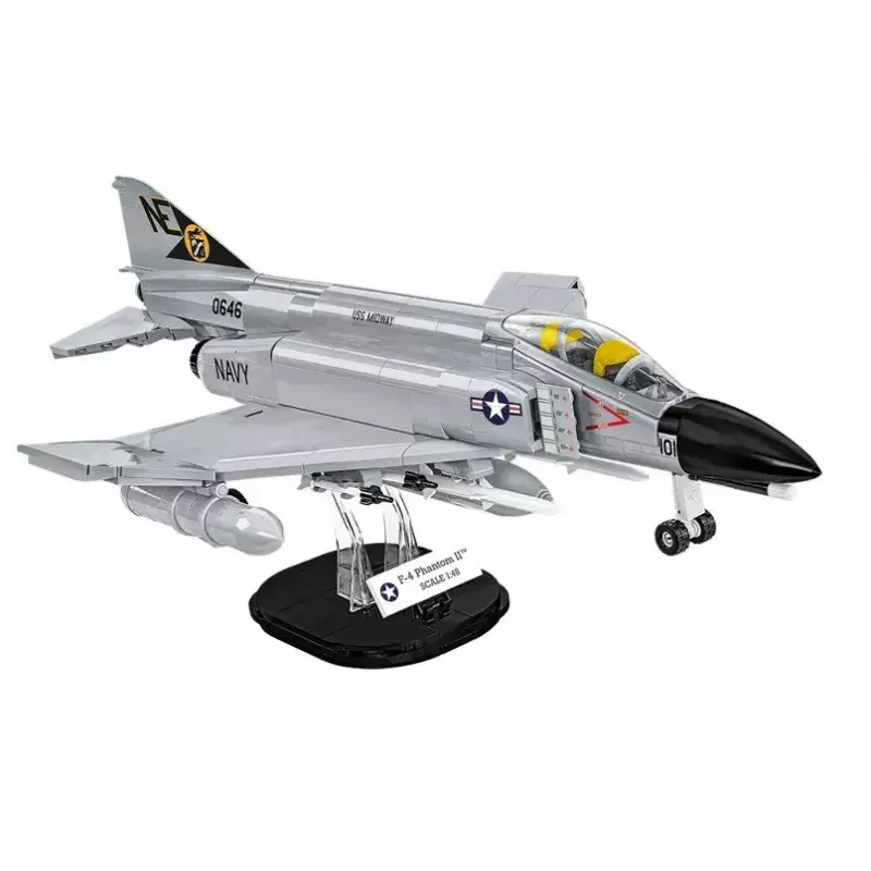 Cobi Blocks Armed Force F-4 Phantom II modelis 703 dalių konstravimo rinkinys