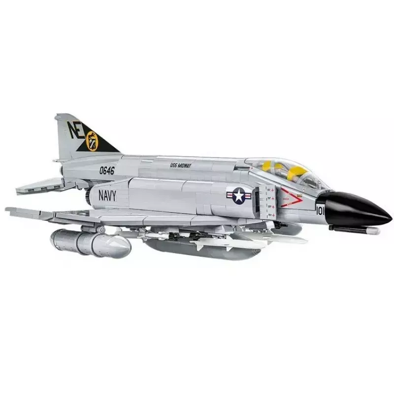 Cobi Blocks Armed Force F-4 Phantom II modelis 703 dalių konstravimo rinkinys