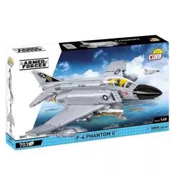 Cobi Blocks Armed Force F-4 Phantom II modelis 703 dalių konstravimo rinkinys