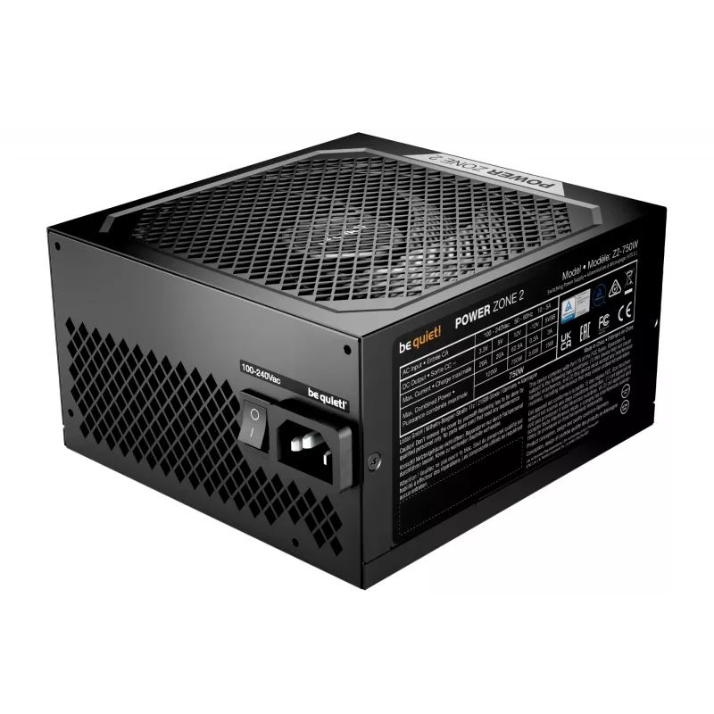 be quiet! POWER ZONE 2 750W maitinimo blokas 20+4 pin ATX ATX Juoda