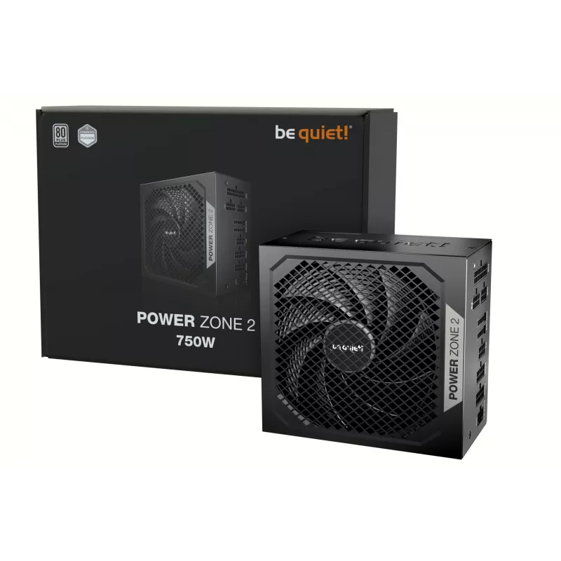 be quiet! POWER ZONE 2 750W maitinimo blokas 20+4 pin ATX ATX Juoda