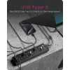 ICY BOX IB-HUB1720-U3 USB 3.2 Gen 1 šakotuvas, juodas, aliuminis