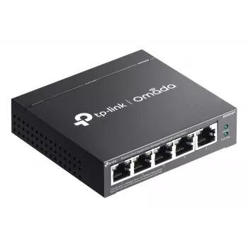 TP-Link Omada 5 prievadų Gigabit lengvai valdomas jungiklis su 4 prievadais PoE+