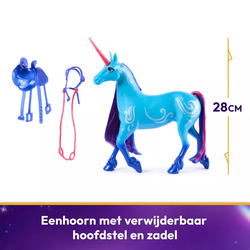Unicorn Academy Arklys River su 2 jojimo aksesuarais, 11 colių, suderinamas su Isabel, lėlėmis ir vienaragiais, žaislai mergaitėms nuo 4 metų