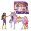 Lėlė Sophia su švytinčiu vienaragiu Wildstar, Unicorn Academy, 241 mm, LR44 baterijos
