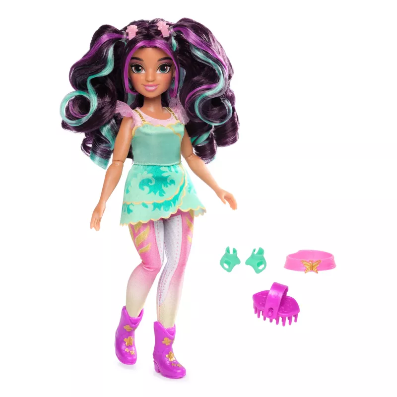 Lėlė Ava iš Unicorn Academy serijos, Spinmaster, 241 mm, įvairiaspalvė