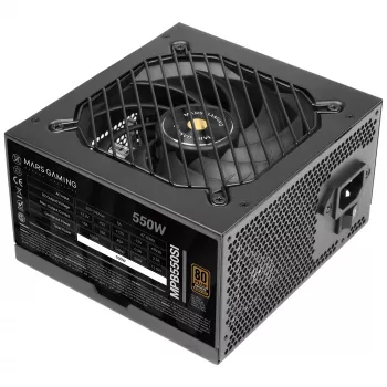 Mars Gaming MPB550SI maitinimo blokas 550 W 24 kontaktų ATX ATX Juodas