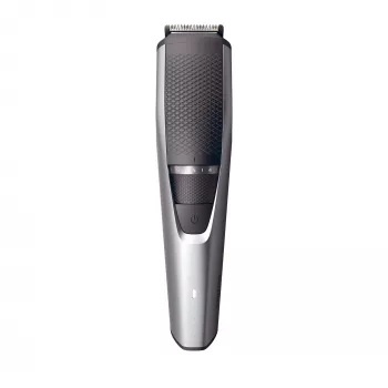 Barzdos trimeris Philips BEARDTRIMMER Series 3000 BT3239/15, 0,5 mm–10 mm, 20 ilgio nustatymų, įkraunamas per USB, juodas/sidabrinis