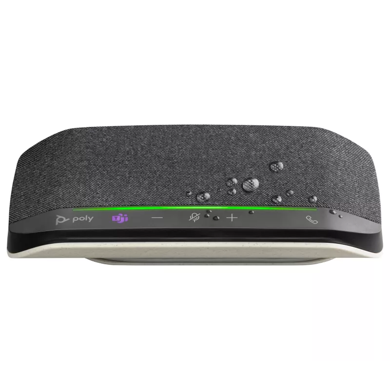 HP Poly Sync 10 USB-A USB-C garsiakalbis su mikrofonu, PC, sidabrinis, 0.715 m, IP64, Windows 10, Windows 11, MacOS