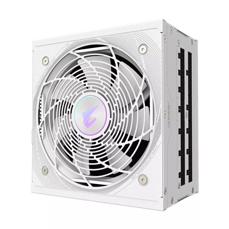 Maitinimo blokas GIGABYTE AORUS ELITE P850W 850W ATX 80 PLUS Platinum pilnai modulinis baltas 120mm ventiliatorius