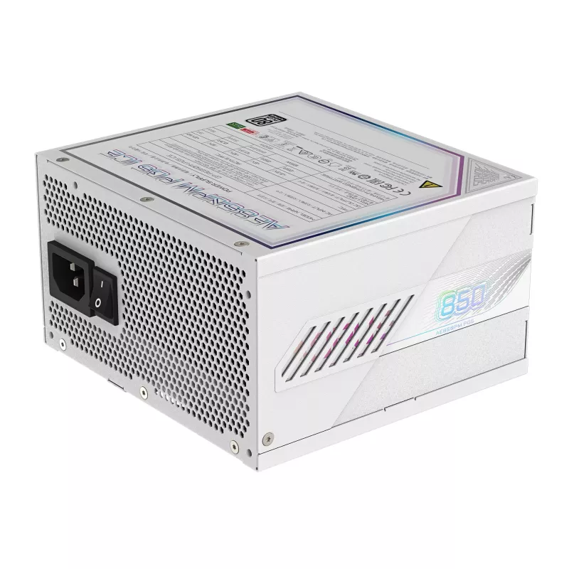 Maitinimo blokas GIGABYTE AORUS ELITE P850W 850W ATX 80 PLUS Platinum pilnai modulinis baltas 120mm ventiliatorius