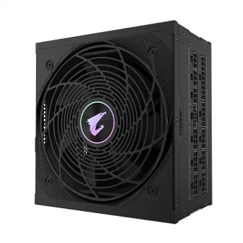 Maitinimo blokas GIGABYTE AORUS ELITE P850W – PCIe 5.0, 80 PLUS Platinum, pilnai modulinis, 120 mm ventiliatorius, ATX 3.0, EU kištukas