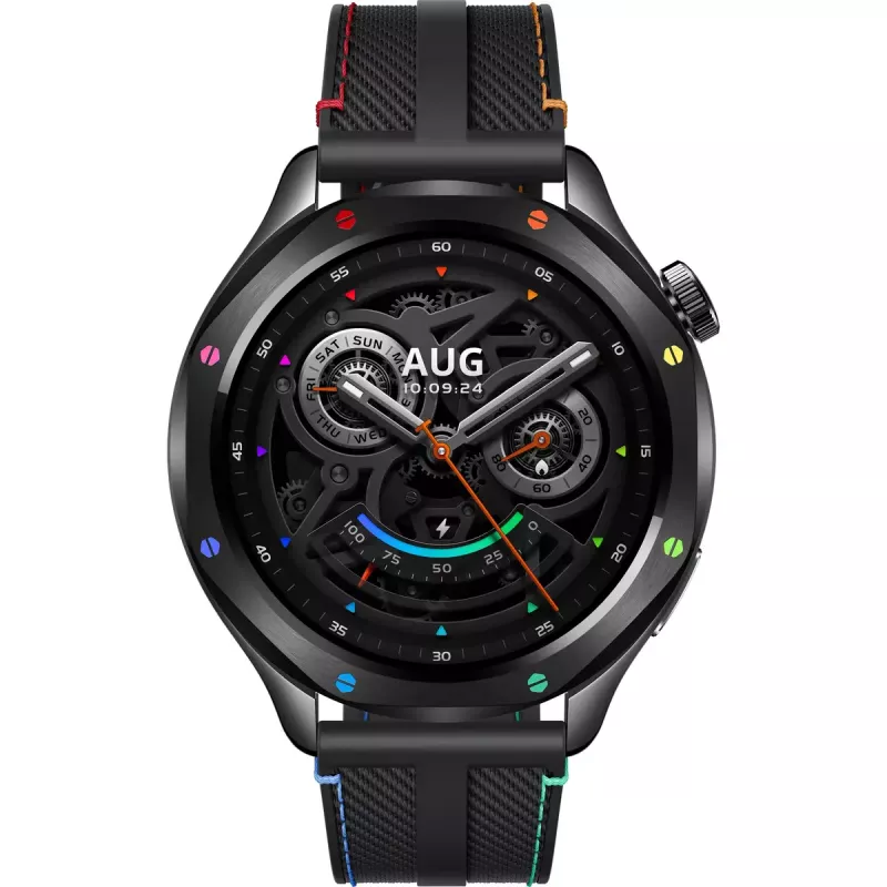 Išmanusis laikrodis Xiaomi Watch S4 1,43 colio AMOLED, 466×466, 486 mAh, aliuminio korpusas, tekstilinis dirželis, Black Multi