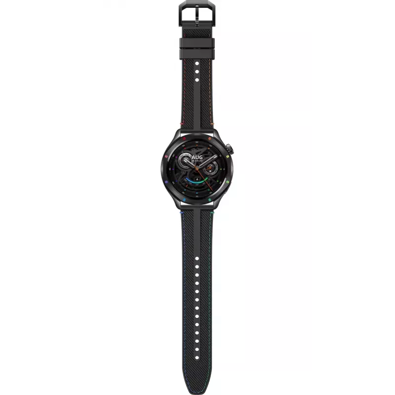 Išmanusis laikrodis Xiaomi Watch S4 1,43 colio AMOLED, 466×466, 486 mAh, aliuminio korpusas, tekstilinis dirželis, Black Multi