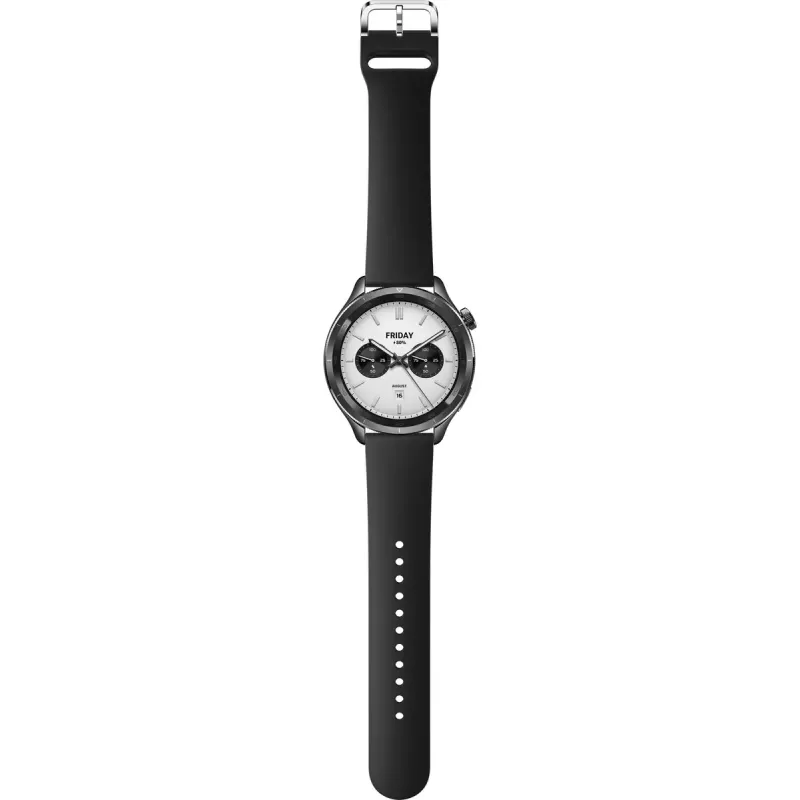 Išmanusis laikrodis Xiaomi Watch S4 1,43 colio AMOLED, 466×466, 486 mAh, aliuminio korpusas, tekstilinis dirželis, Black Multi