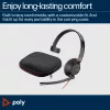 HP Poly Blackwire 5210 Monofoninė ausinė USB-C + 3,5 mm kištukas + USB-C/A adapteris