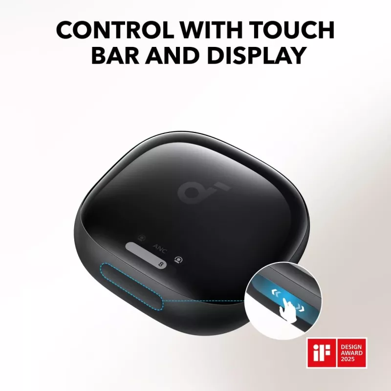 Belaidės ausinės ANKER Soundcore Liberty 4 Pro – juodos