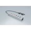 i-tec USB-C/USB-A Įkrovimo metalinis HUB 7 prievadų (3x USB-C, 4x USB-A)