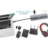 i-tec USB-C Metal Nano Docking Station 4K HDMI LAN su Power Delivery 100W ir Universal Charger 100W