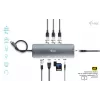 i-tec USB-C Metal Nano Docking Station 4K HDMI LAN su Power Delivery 100W ir Universal Charger 100W