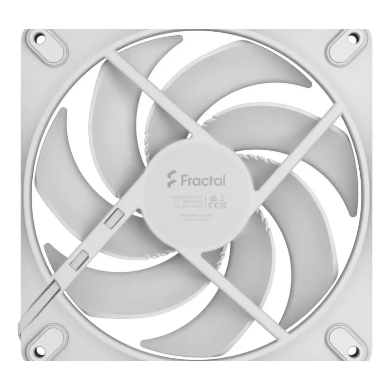 FRACTAL DESIGN Ventiliatorius Momentum 14 Baltas