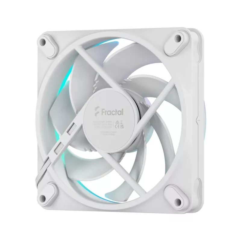 FRACTAL DESIGN Aušinimo ventiliatorius Momentum 12 RGB Baltas