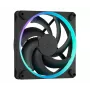 FRACTAL DESIGN Ventiliatorius Momentum 14 RGB 3 vienetų rinkinys Juodas