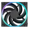 FRACTAL DESIGN Ventiliatorius Momentum 14 RGB 3 vienetų rinkinys Juodas