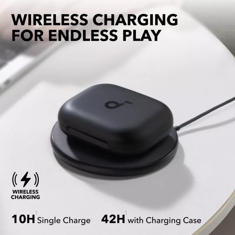 ANKER Earbuds - Soundcore Aerofit 2 - Juodi