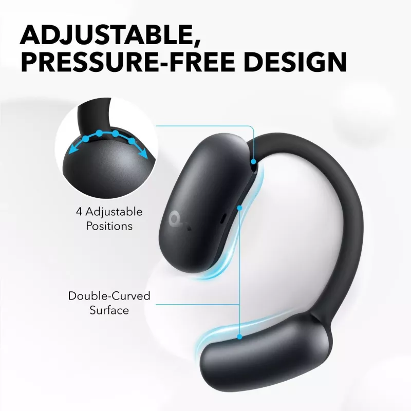 ANKER Earbuds - Soundcore Aerofit 2 - Juodi