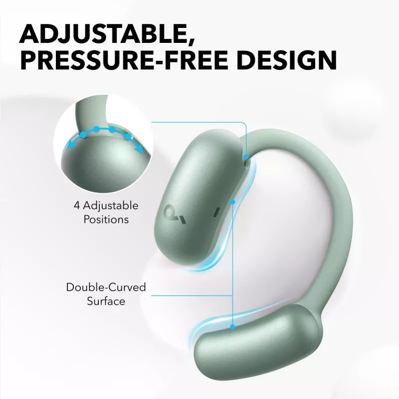 ANKER Soundcore Aerofit 2 – atviros belaidės ausinės – žalia