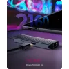 ICY BOX IB-DK4034a-CPD belaidis USB 3.2 Gen 1 (3.1 Gen 1) Type-C dokas, aliuminis, sidabrinis