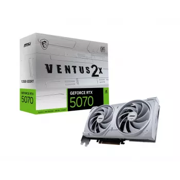 MSI GeForce RTX5070 VENTUS 2X OC White NVIDIA GeForce RTX 5070 12 GB GDDR7 vaizdo plokštė