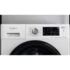 Whirlpool FFWDD1076258B skalbyklė su džiovintuvu, laisvai pastatoma, priekinio pakrovimo, balta