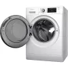 Whirlpool FFWDD1076258B skalbyklė su džiovintuvu, laisvai pastatoma, priekinio pakrovimo, balta