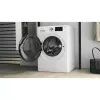 Whirlpool FFWDD1076258B skalbyklė su džiovintuvu, laisvai pastatoma, priekinio pakrovimo, balta