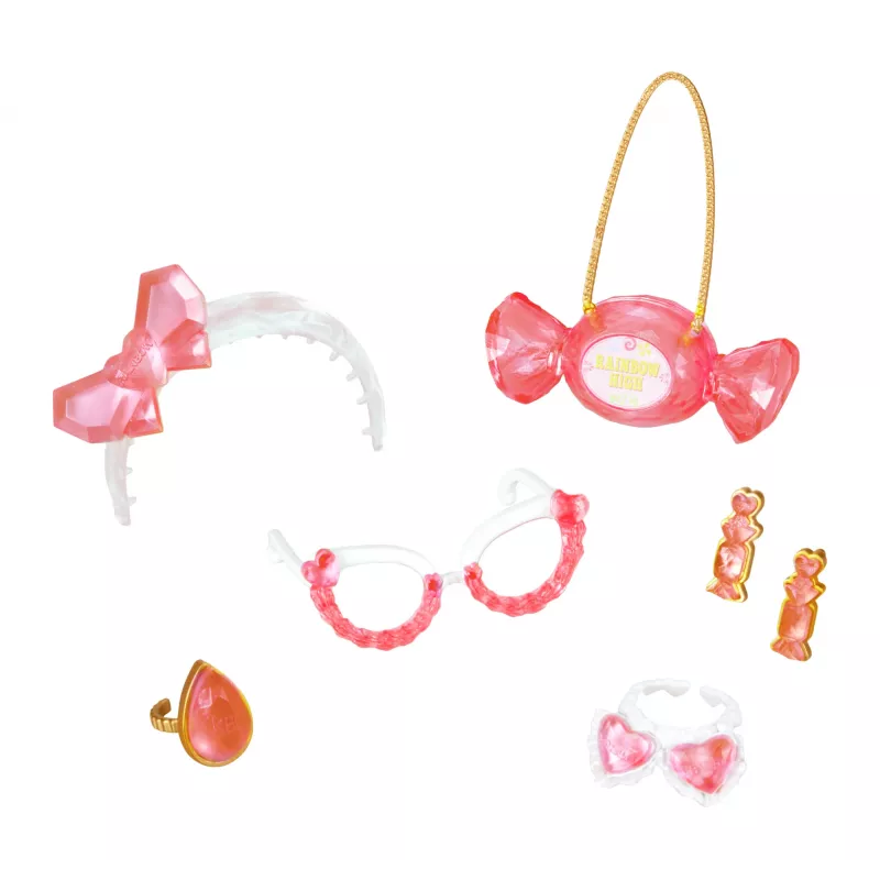 Rainbow High Creative Crystals Fashion Doll – Bella, mados lėlė, 280 mm, įvairiaspalvė