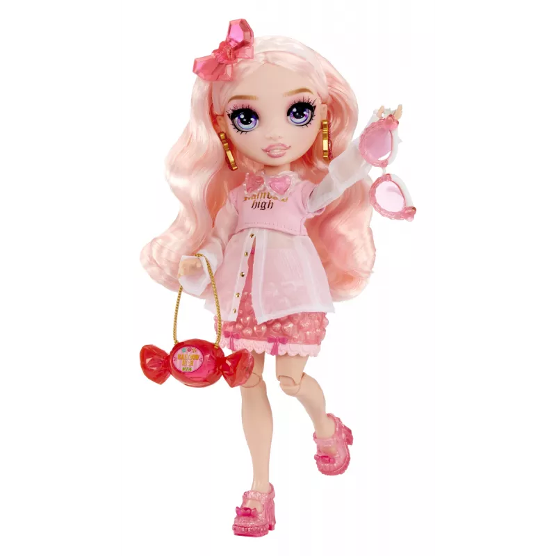 Rainbow High Creative Crystals Fashion Doll – Bella, mados lėlė, 280 mm, įvairiaspalvė