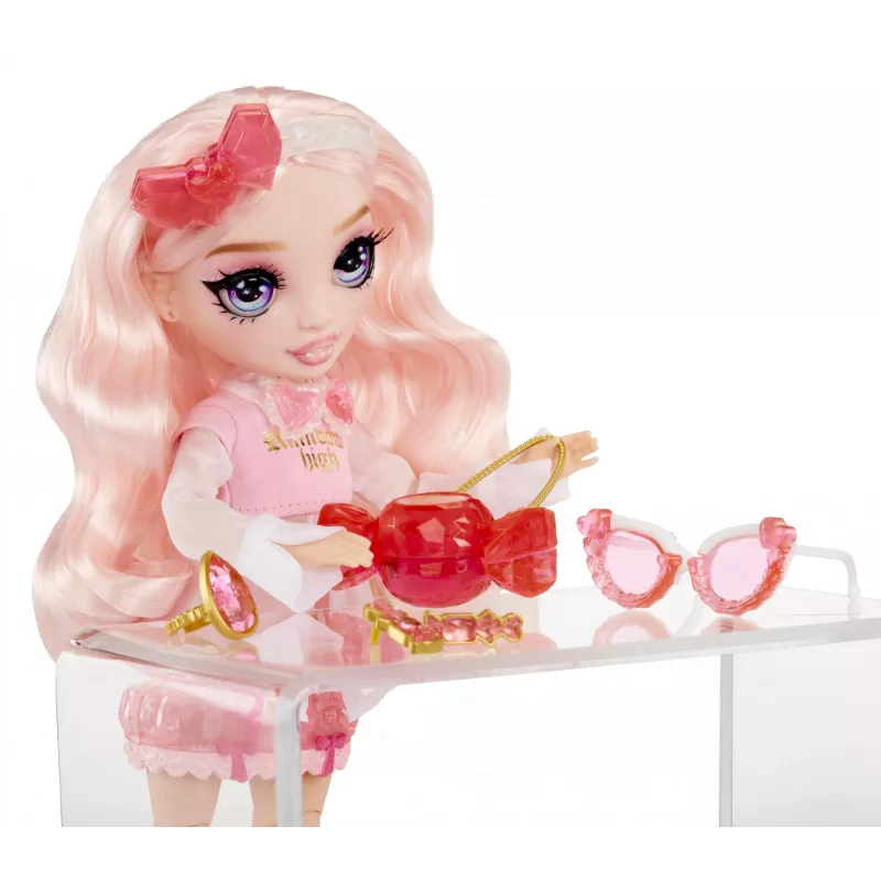 Rainbow High Creative Crystals Fashion Doll – Bella, mados lėlė, 280 mm, įvairiaspalvė