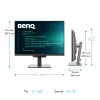 BenQ RD280U monitor 71,6 cm (28,2 colio) 3840 x 2560 pikseliai 4K Ultra HD juodas