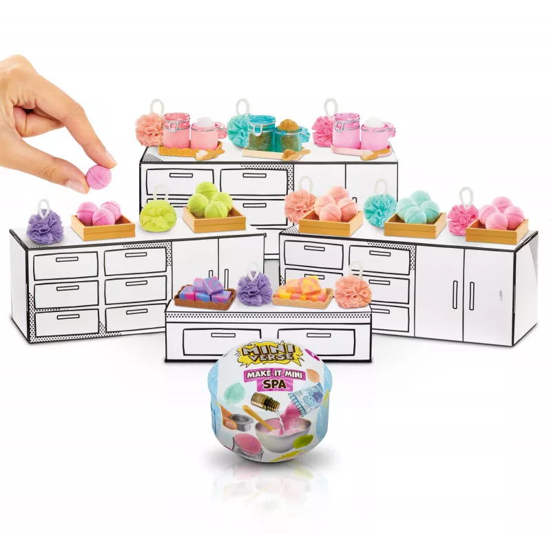 Miniverse - Make It Mini Spa rinkinys, 8 m., įvairiaspalvis, plastikas