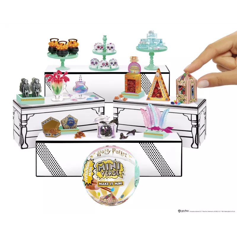 Miniverse Make It Mini Harry Potter Honeydukes in PDQ, 8 m., Įvairiaspalvis, Plastikas