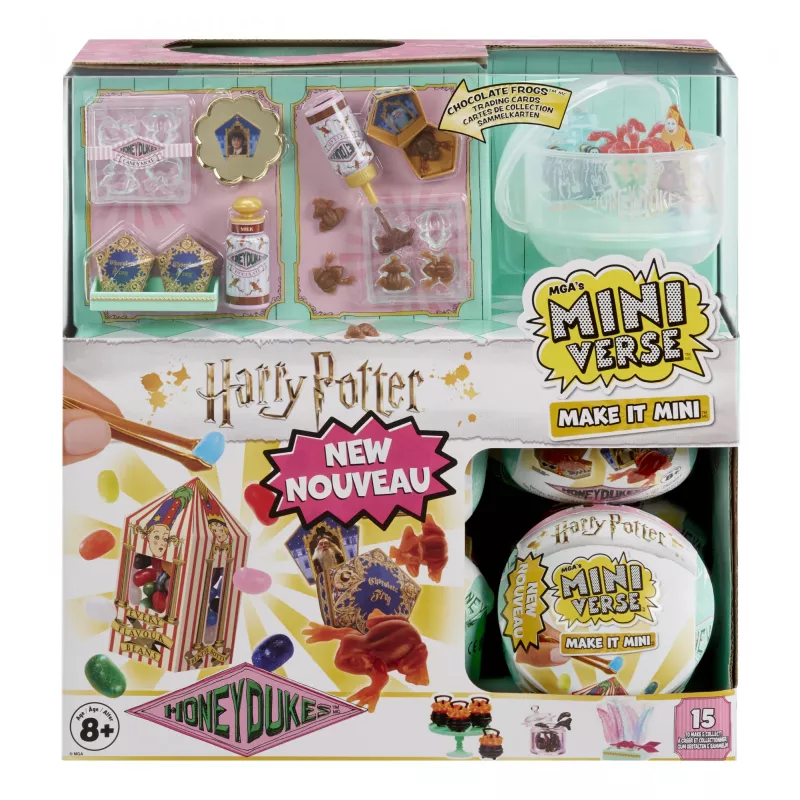 Miniverse Make It Mini Harry Potter Honeydukes in PDQ, 8 m., Įvairiaspalvis, Plastikas