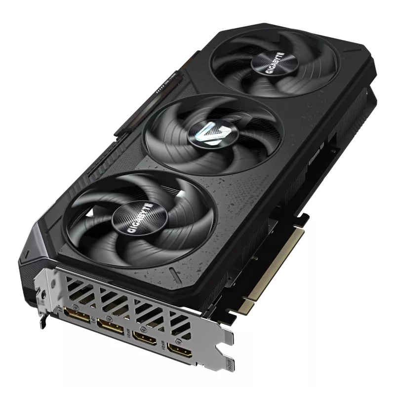 GIGABYTE vaizdo plokštė Radeon RX 9070 – 16 GB GDDR6, PCIe 5.0, 256 bitų, 2700 MHz boost, 2×HDMI 2.1b, 2×DP 2.1a, 3 ventiliatoriai