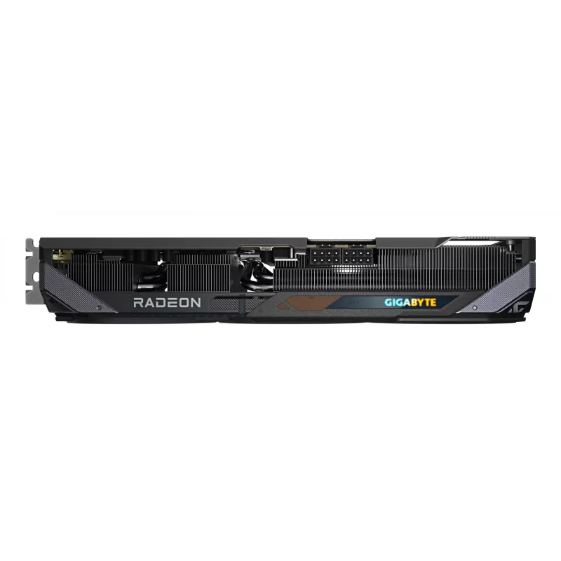 GIGABYTE vaizdo plokštė Radeon RX 9070 – 16 GB GDDR6, PCIe 5.0, 256 bitų, 2700 MHz boost, 2×HDMI 2.1b, 2×DP 2.1a, 3 ventiliatoriai