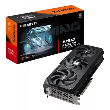 GIGABYTE Radeon RX 9070 XT GAMING OC 16G Vaizdo plokštė – 16GB GDDR6, 256 bit, PCI-E 5.0, 3060 MHz, 2x DisplayPort, 2x HDMI, GV-R9070XTGAMING OC-16GD