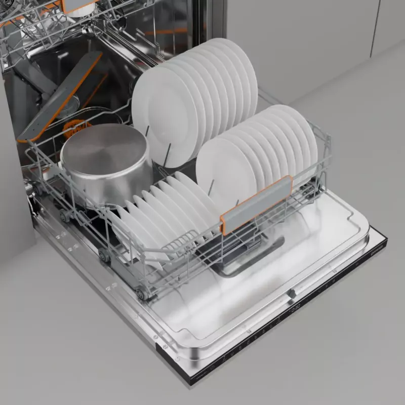 Įmontuojamas indaplovė Gorenje GV673C65 14 komplektų Nerūdijantis plienas