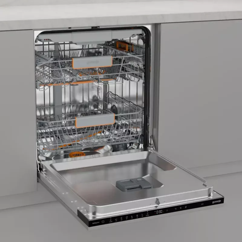 Įmontuojamas indaplovė Gorenje GV673C65 14 komplektų Nerūdijantis plienas