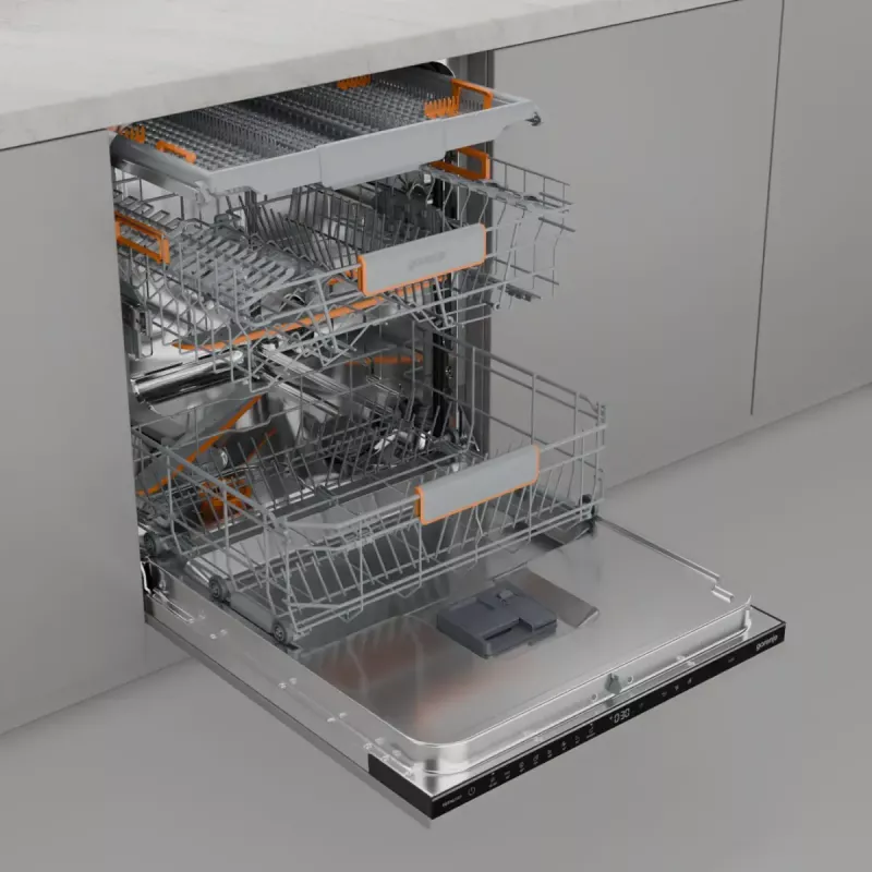 Įmontuojamas indaplovė Gorenje GV673C65 14 komplektų Nerūdijantis plienas