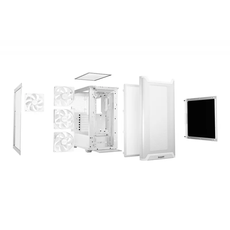 Korpusas be quiet! Pure Base 501 LX White Midi Tower